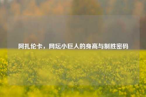阿扎伦卡,网坛小巨人的身高与制胜密码