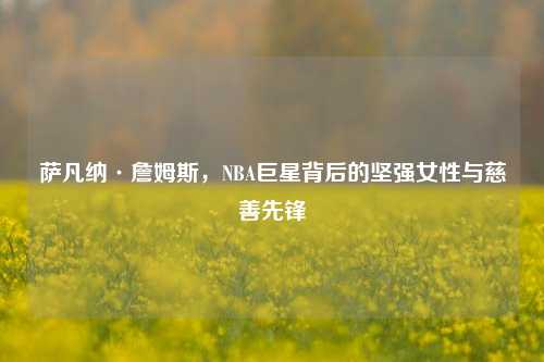 萨凡纳·詹姆斯,NBA巨星背后的坚强女性与慈善先锋